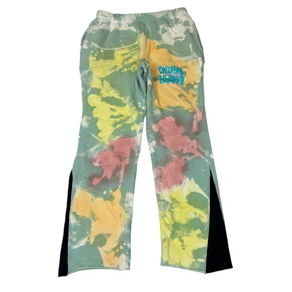 Chiefin Heavily Tie Dye Flare Sweatpants Joggers Men's 2XL - Picture 1 of 11